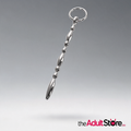 Metal Silver Beaded Urethral Plug With Ring