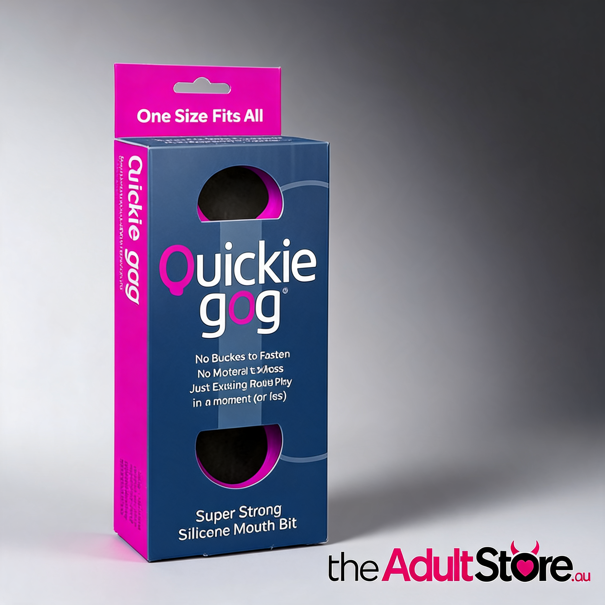 Creativec Quickie Gag Mouth Bit Black