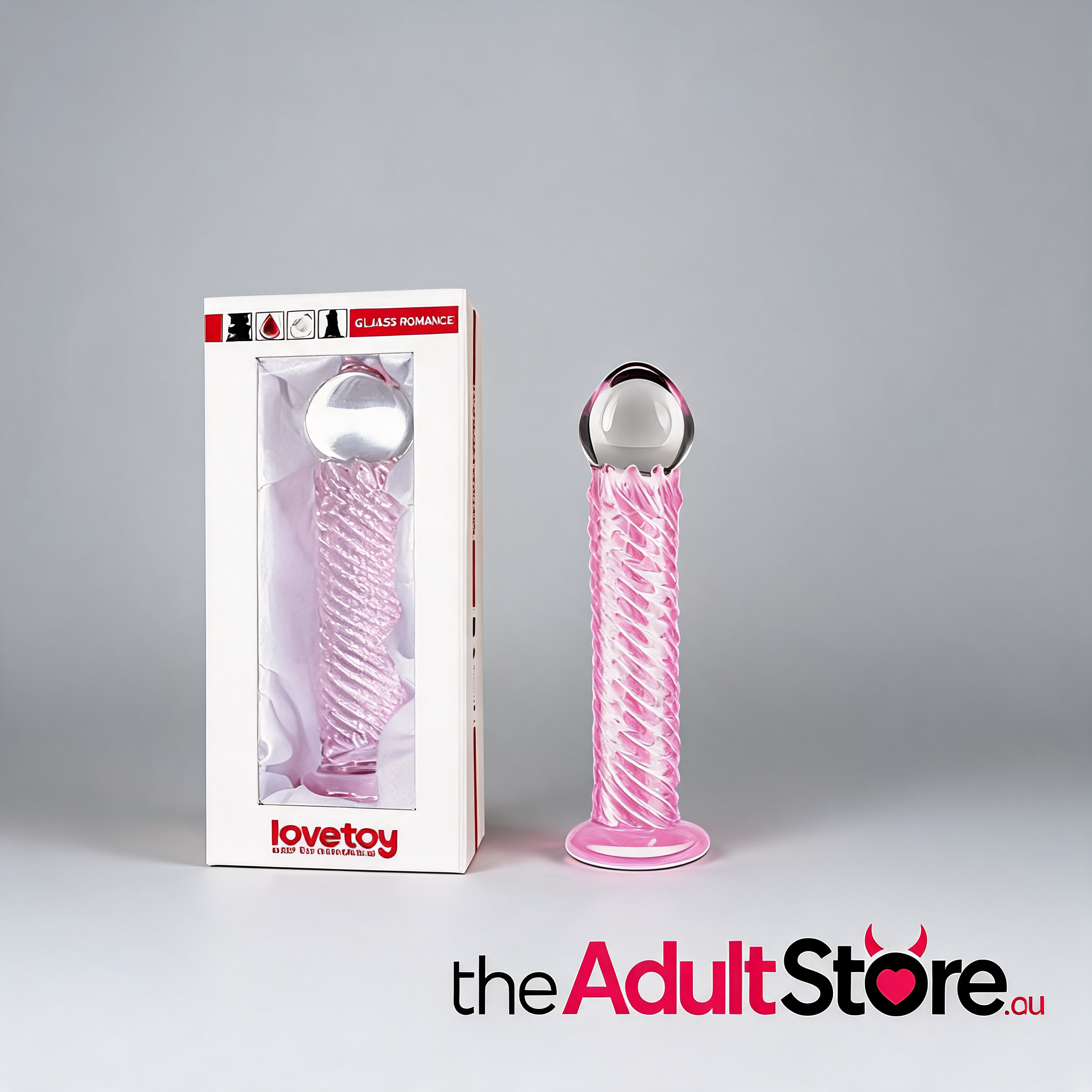 Glass Romance 7 7.5In Pink