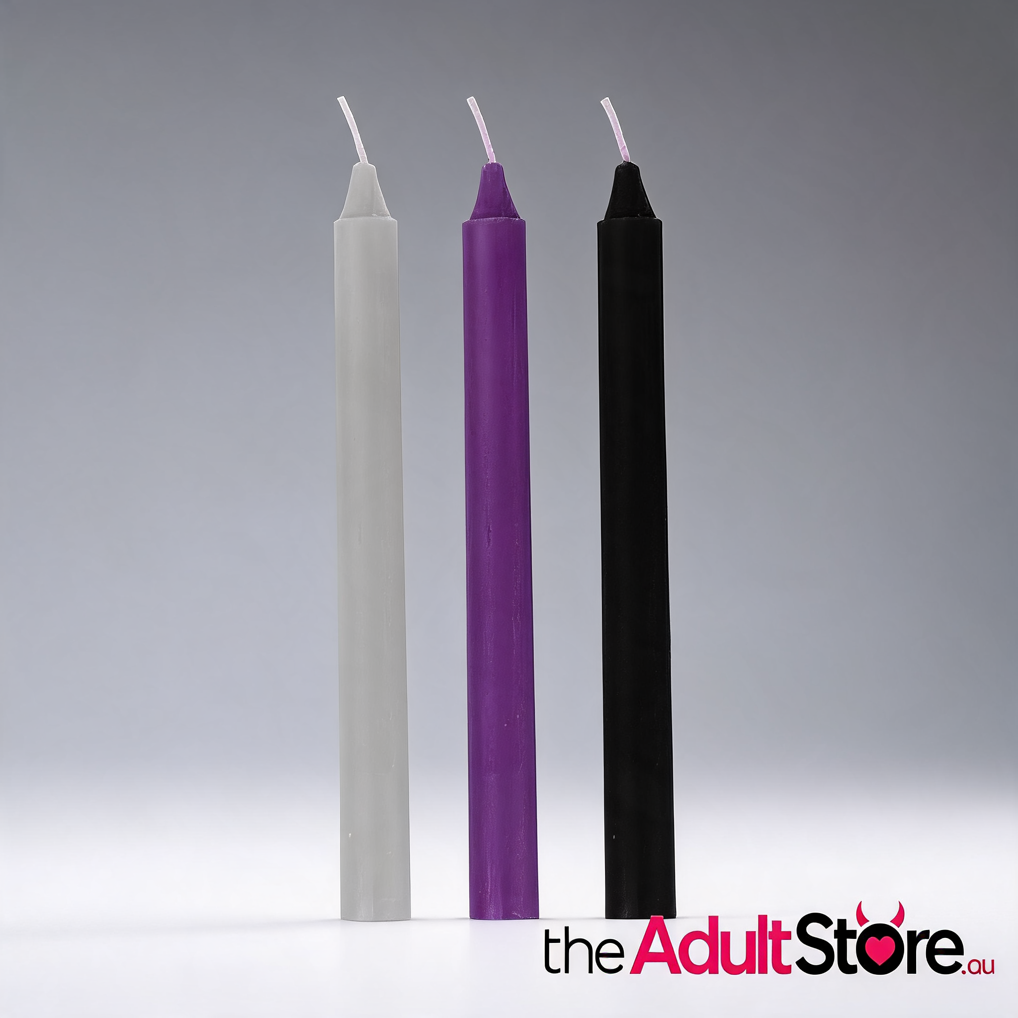 Noir Hot Wax Candles 3Pcs