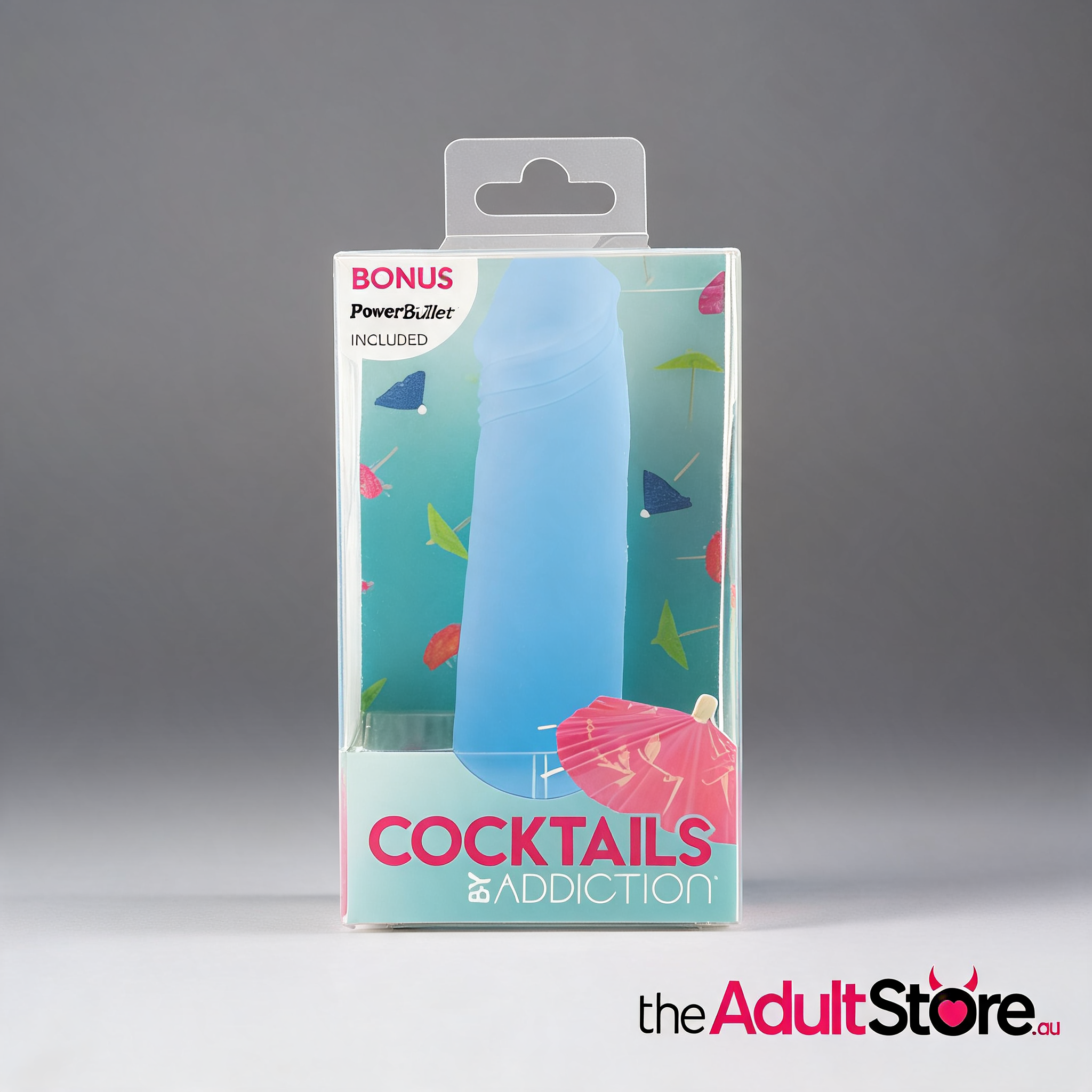 Addiction Cocktails Dildo Blue Lagoon 5.5In