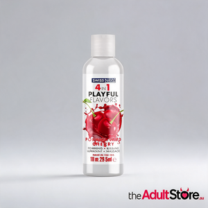 Swiss Navy Playful Flavours 4-in-1 Lubricant Poppin Wild Cherry 1Oz