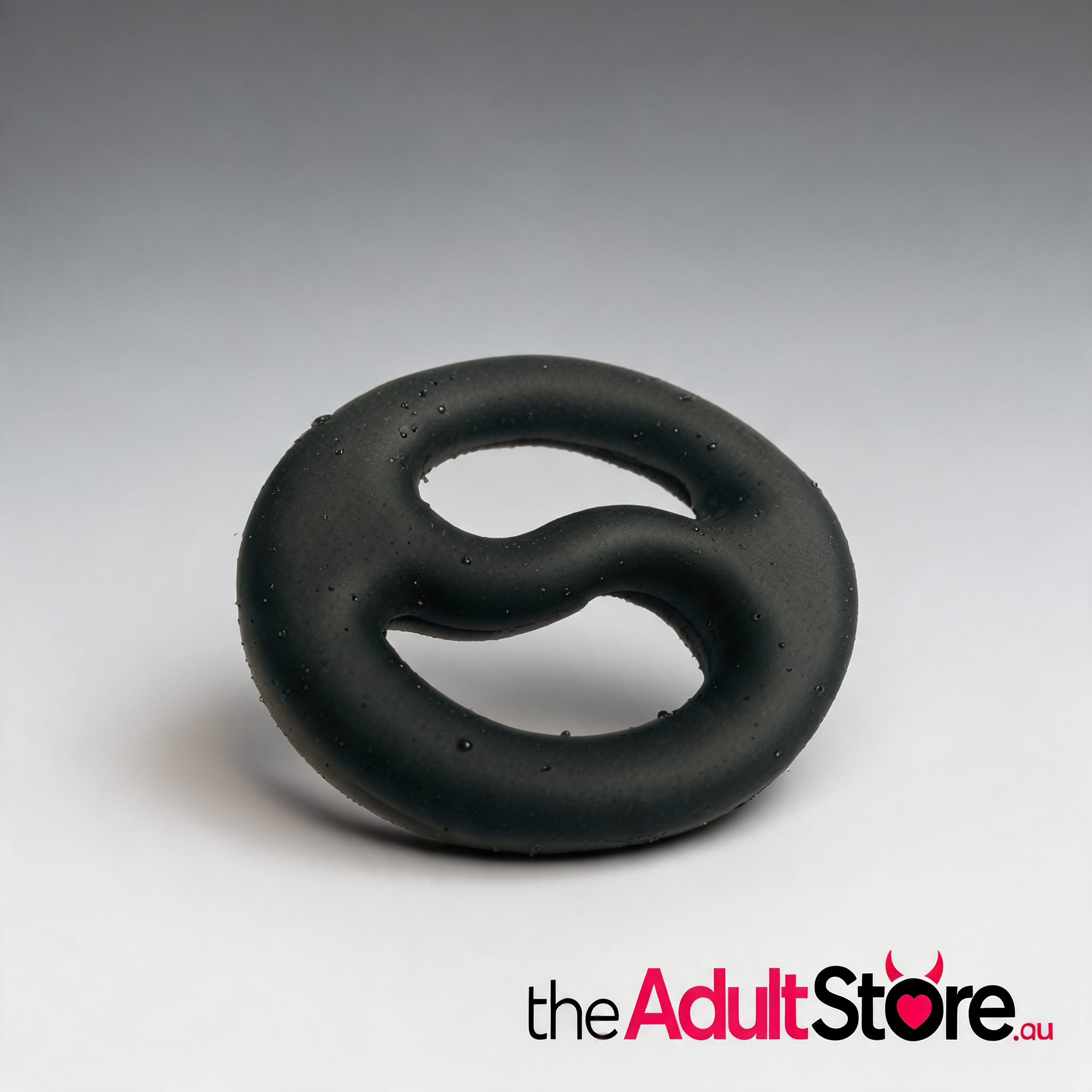 Brutus Yin Yang Silicone Cock And Ball Duo Ring