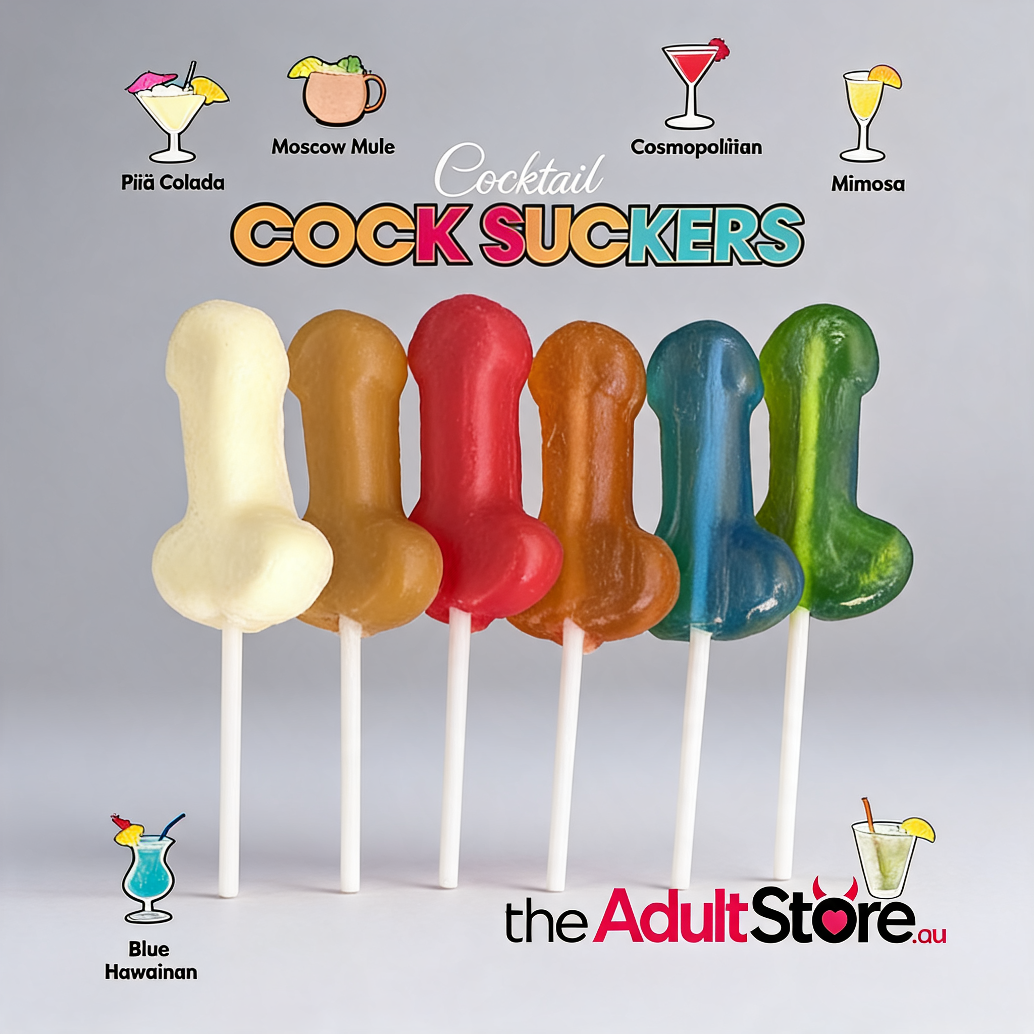 Kheper Games Cocktail Suckers 6 Pc