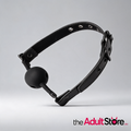 Bedroom Fantasies Breathable Silicone Ball Gag Black