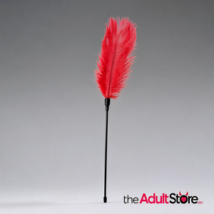 Fetish Collection Feather Tickler Red