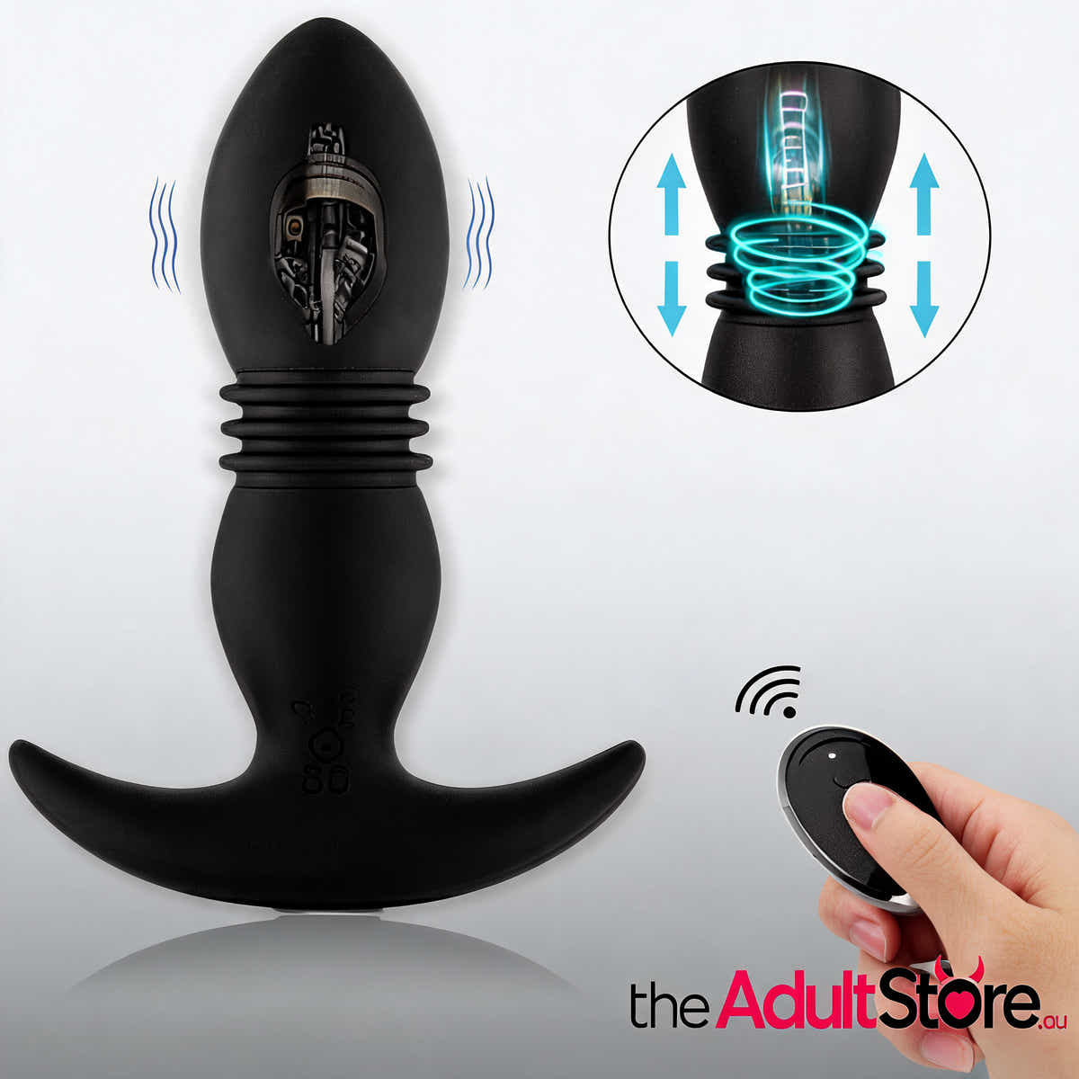 Remote Wearable Vibrating Anal Plug